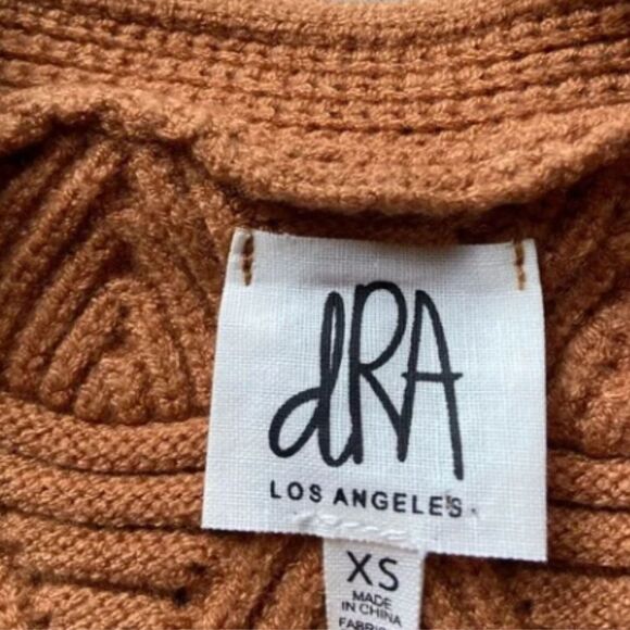 DRA Enzo Cardigan Mustard Yellow XS Lagenlook BOHO Oversized Casual Travel - Picture 6 of 6